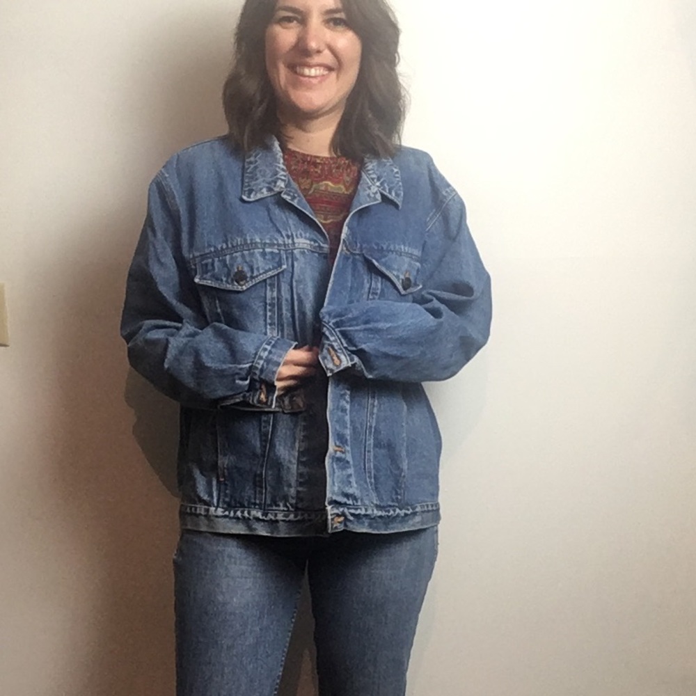 Vintage denim jean jacket